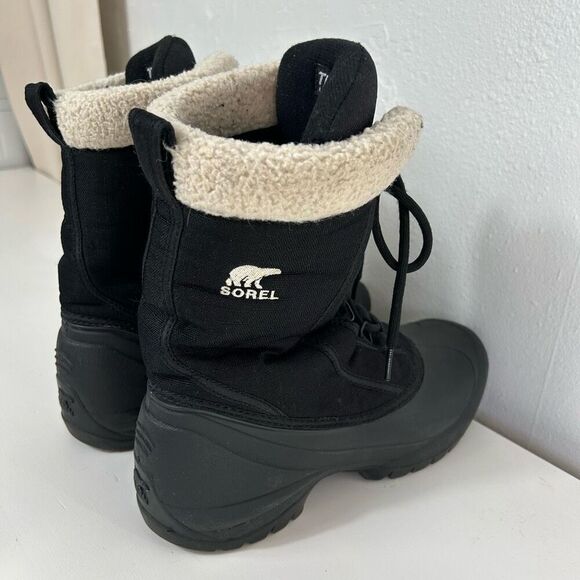 Sorel tall winter rubber snow boots size 9 - Picture 7 of 9